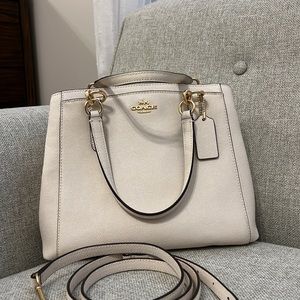 Coach Minetta shoulder bag in off white